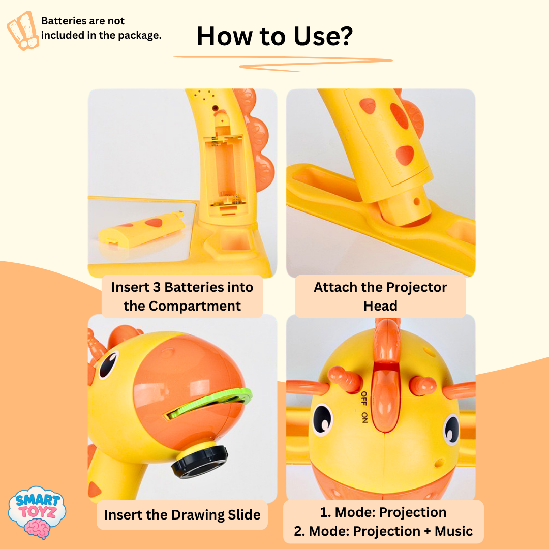 SmartToyz™ Smart Drawing Projector Table